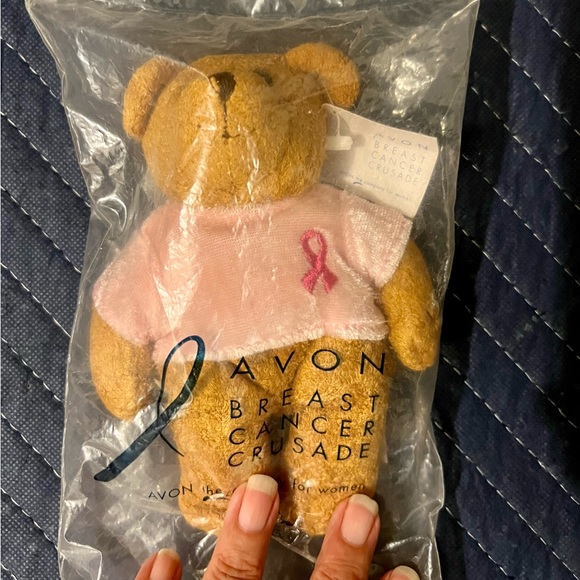 Breast Cancer Bear New Sealed In Plastic by Avon 2002 - Picture 4 of 4